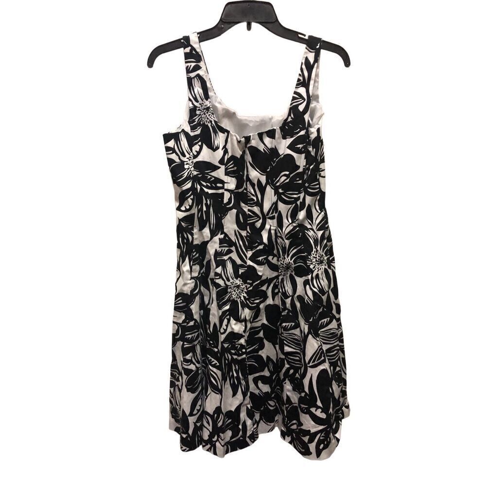 🌼5for$25🌼 RGB Women’s Elegant A-Line Black and White Floral  Knee Length